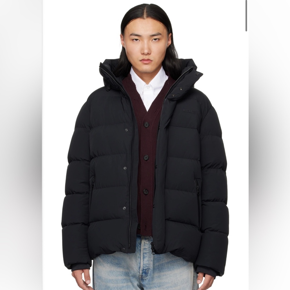 Mackage Black Graydon-City Down Puffer Jacket in IT 38 (Size M)